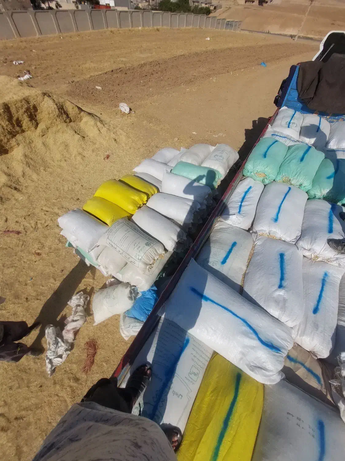 کاه گندم دیم و کاه نخود دیم|لوازم جانبی حیوانات|کاشان, میدان میوه تره بار|دیوار