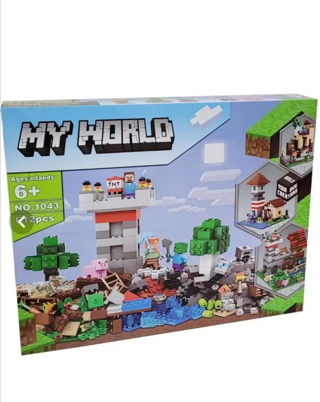 ساختنی لگو ماینکرافت کد 1043|اسباب‌‌بازی|بومهن, |دیوار