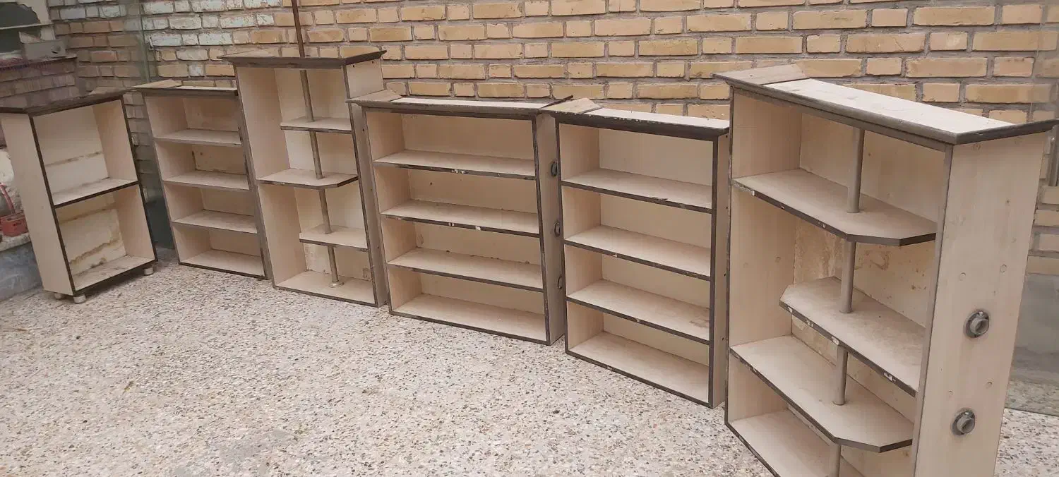 قفسه و میز کار|کتابخانه، شلف، قفسه‌های دیواری|شوش, |دیوار