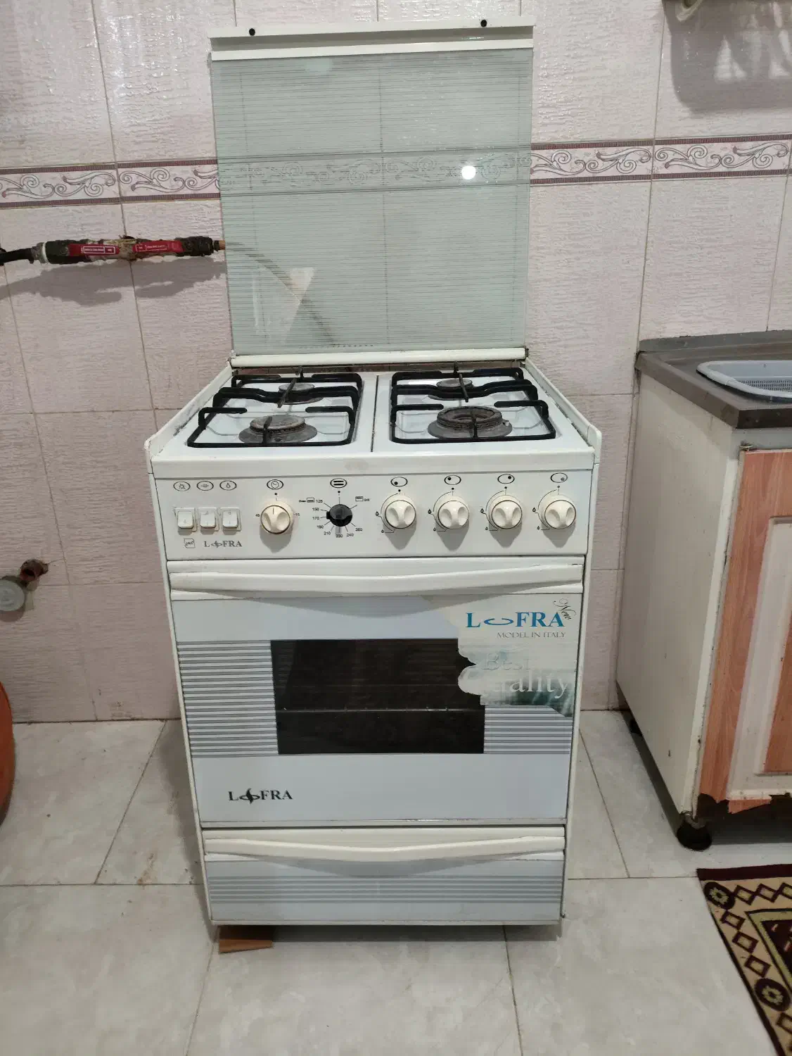 گاز 4 شعله فردار|اجاق گاز و لوازم برقی پختوپز|چالوس, |دیوار