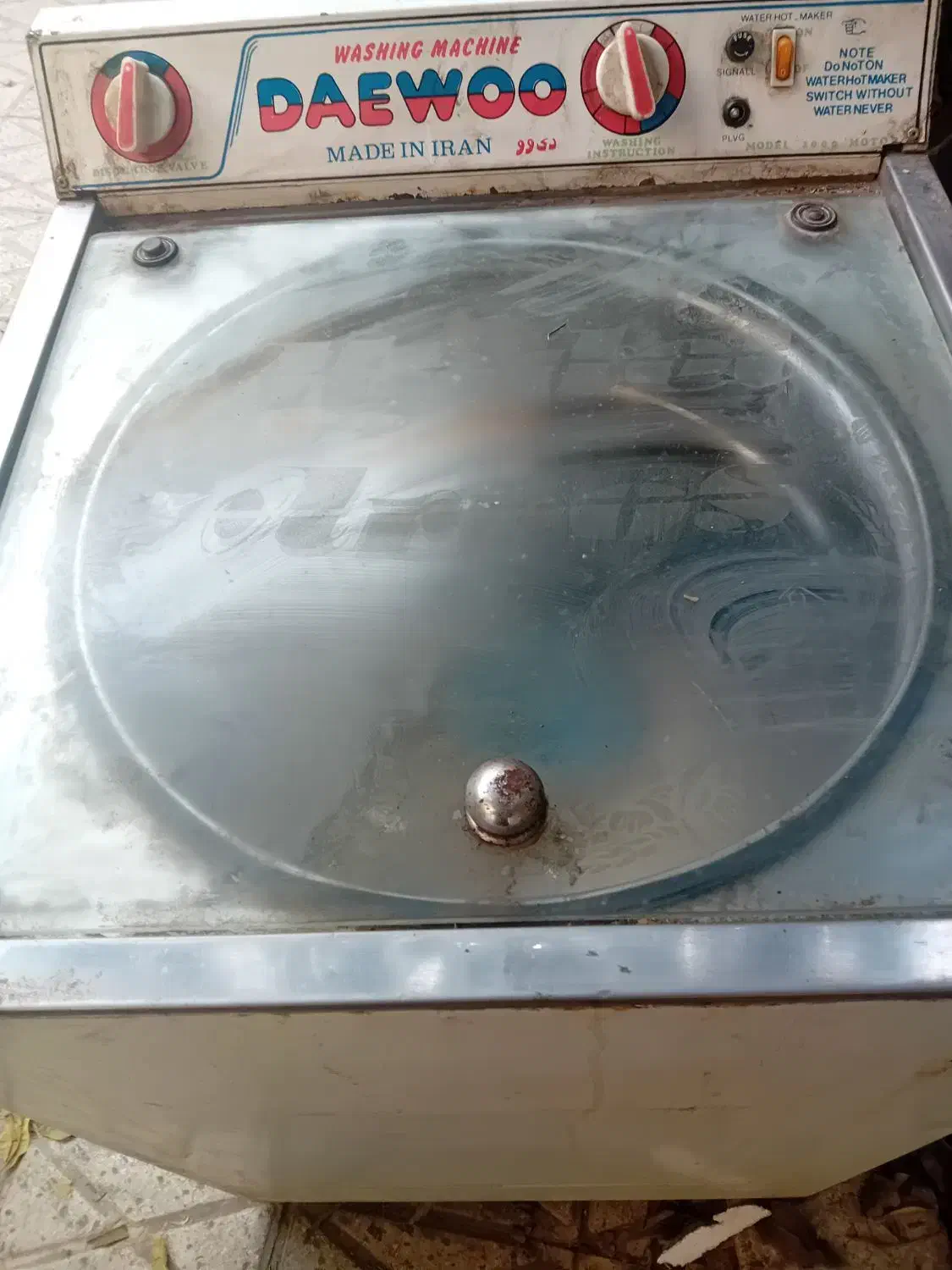 ماشین لباسشویی  سطلی کار کرده سالم|ماشین لباسشویی و خشک‌کن لباس|تهران, جوادیه|دیوار