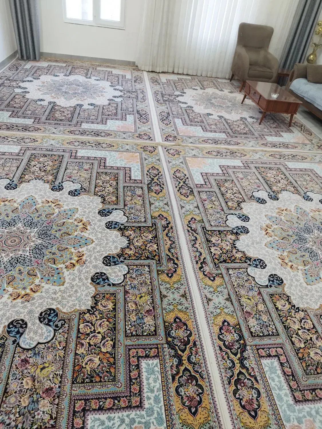 فرش نه متره نه|فرش|پارسآباد, |دیوار