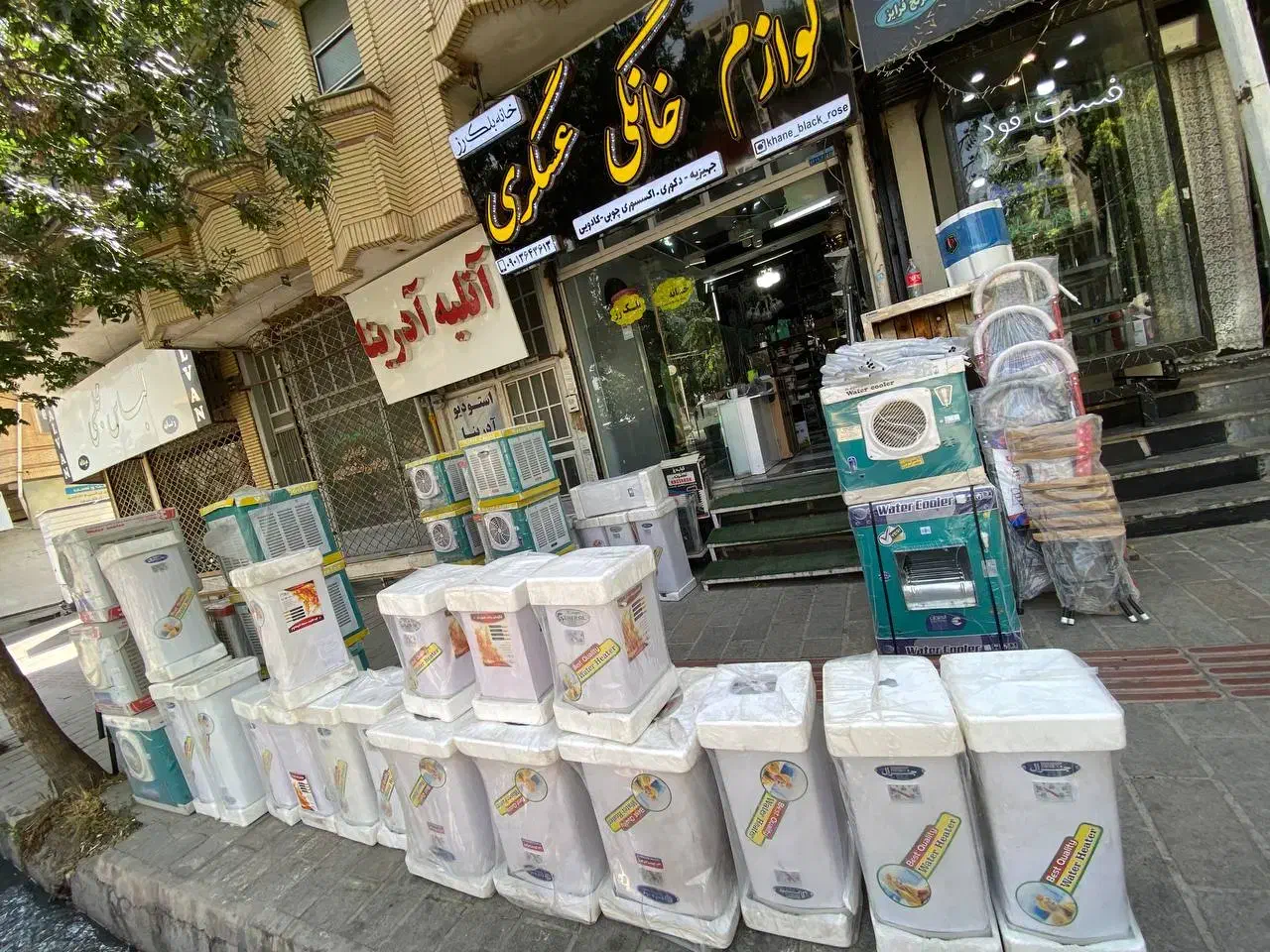 آبگرمگن برقی سفارشی مخزن گالوانیزه سفارشی درجه یک|آبگرمکن، پکیج، شوفاژ|ابهر, |دیوار