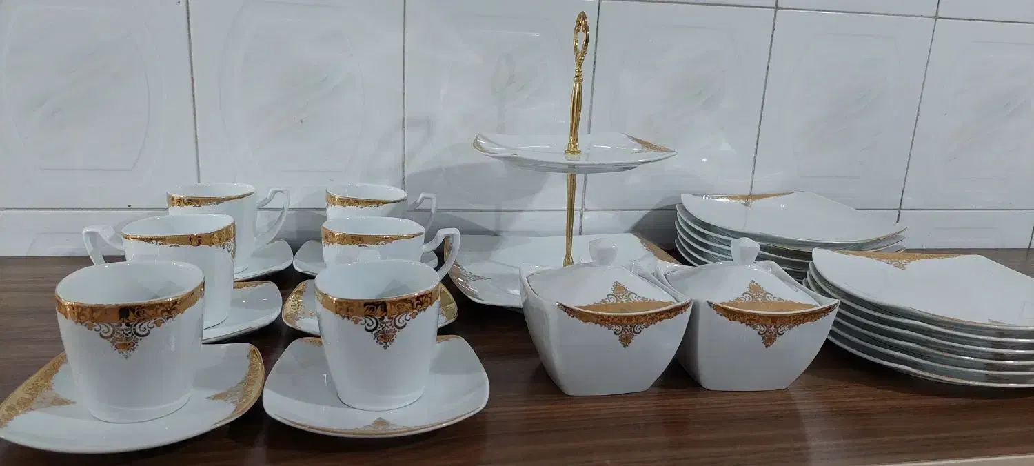 ست پذیرایی چایی خوری و شیربنی خوری ۶نفره|ظروف سرو و پذیرایی|اهواز, شهرک برق|دیوار