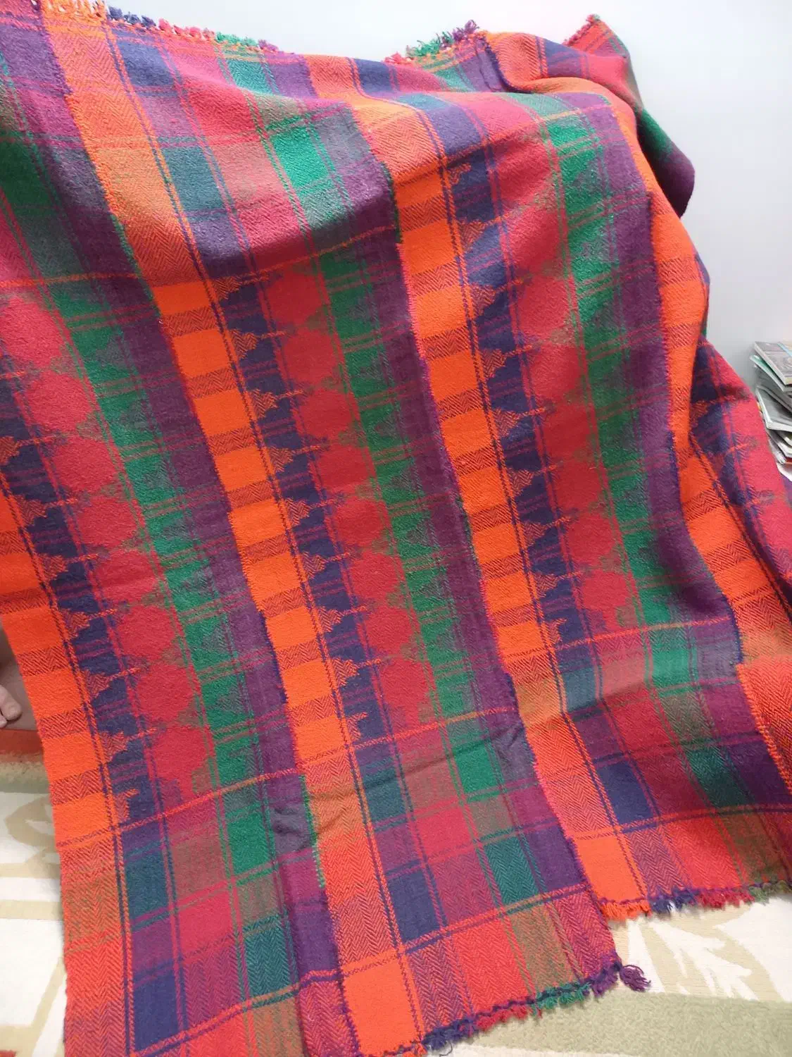 موج گلیم پشمی دستبافت|گلیم، جاجیم، گبه|تهران, مجیدآباد|دیوار