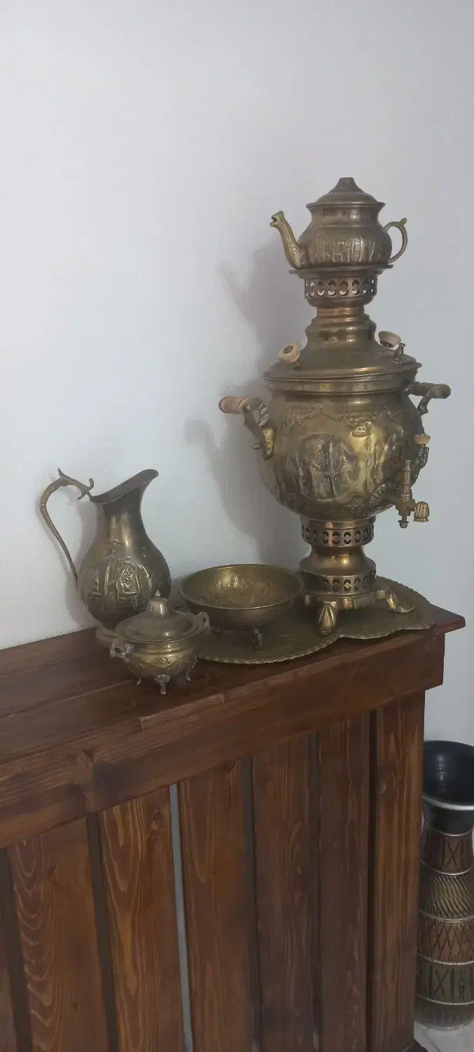 سماور نونو برنج|سماور، چای‌ساز، قهوه‌ساز|شیراز, کوی وحدت|دیوار