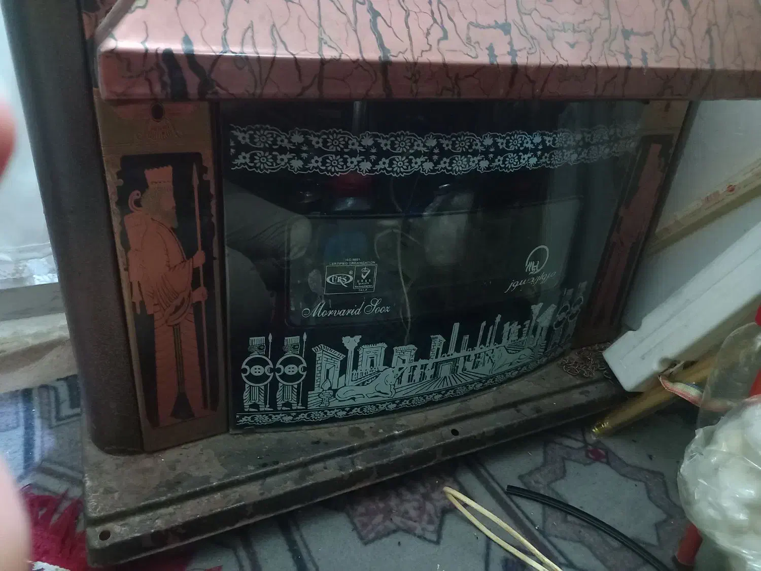 بخاری جدید طرح شومینه|بخاری، هیتر، شومینه|بابل, |دیوار