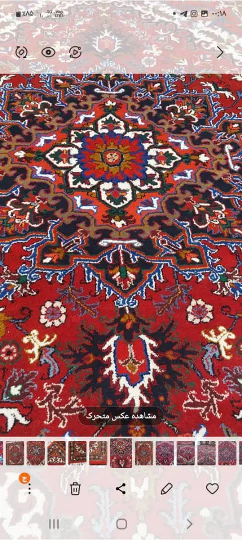 یک جفت فرش ۶متری دستبافت هریس طرح عبدالعظیم نو|فرش|تبریز, |دیوار