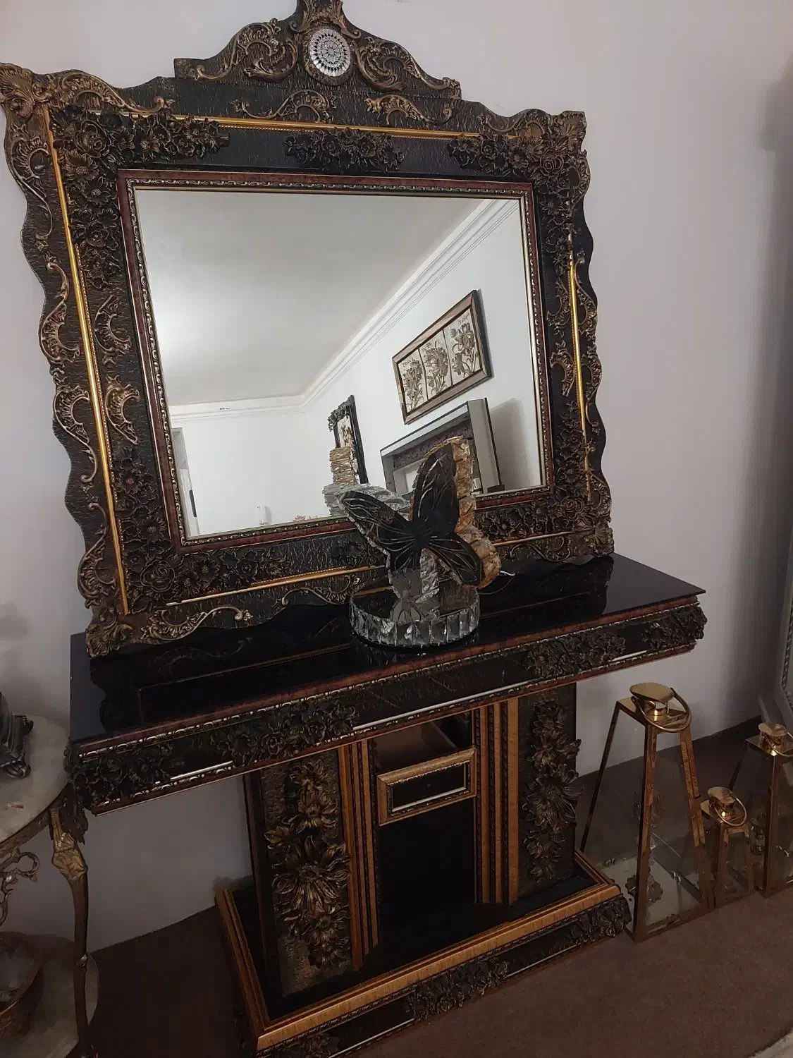 اینه و کنسول|بوفه، ویترین، کنسول|سلماس, |دیوار