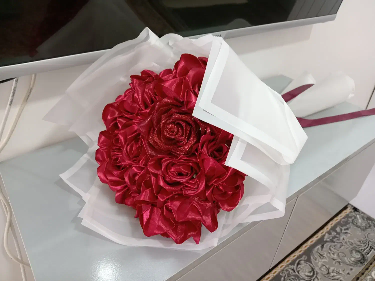 گل روبانی|گل مصنوعی|سبزوار, مدرس|دیوار