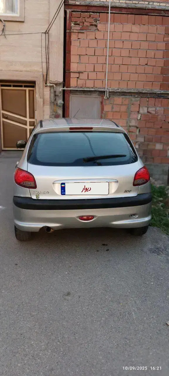 پژو ۲۰۶ تیپ ۲|خودرو سواری و وانت|ساری, |دیوار