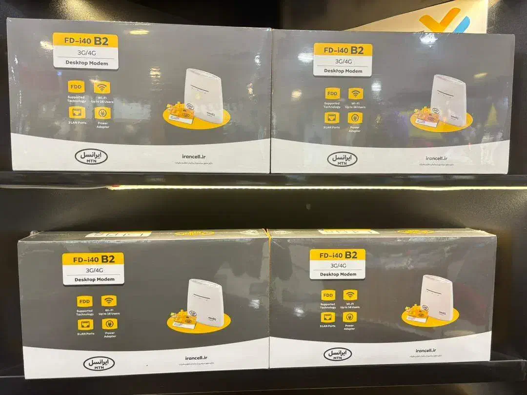 مودم 4G آنلاک ایرانسل i40 B2دوربین کارتخوان بابسته|مودم و تجهیزات شبکه|کرج, شهرک اوج|دیوار