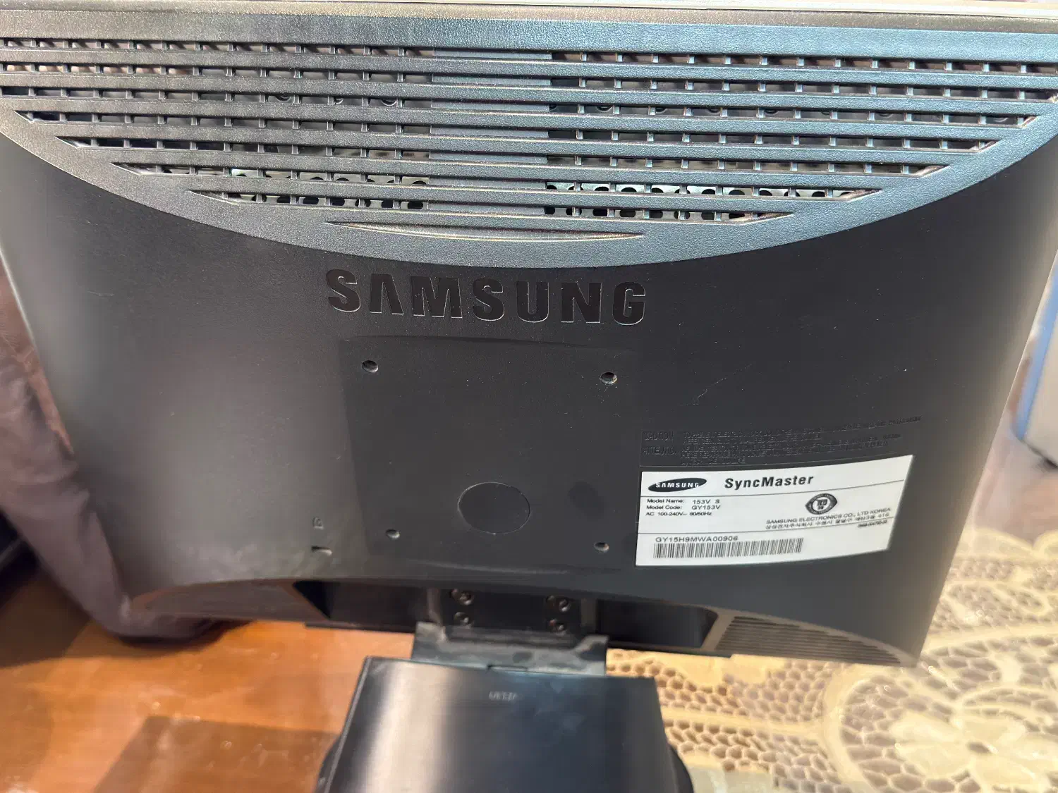 مانیتور ۱۵ اینچ سامسونگ مدل syncmaster|قطعات و لوازم جانبی رایانه|تهران, جنت‌آباد شمالی|دیوار