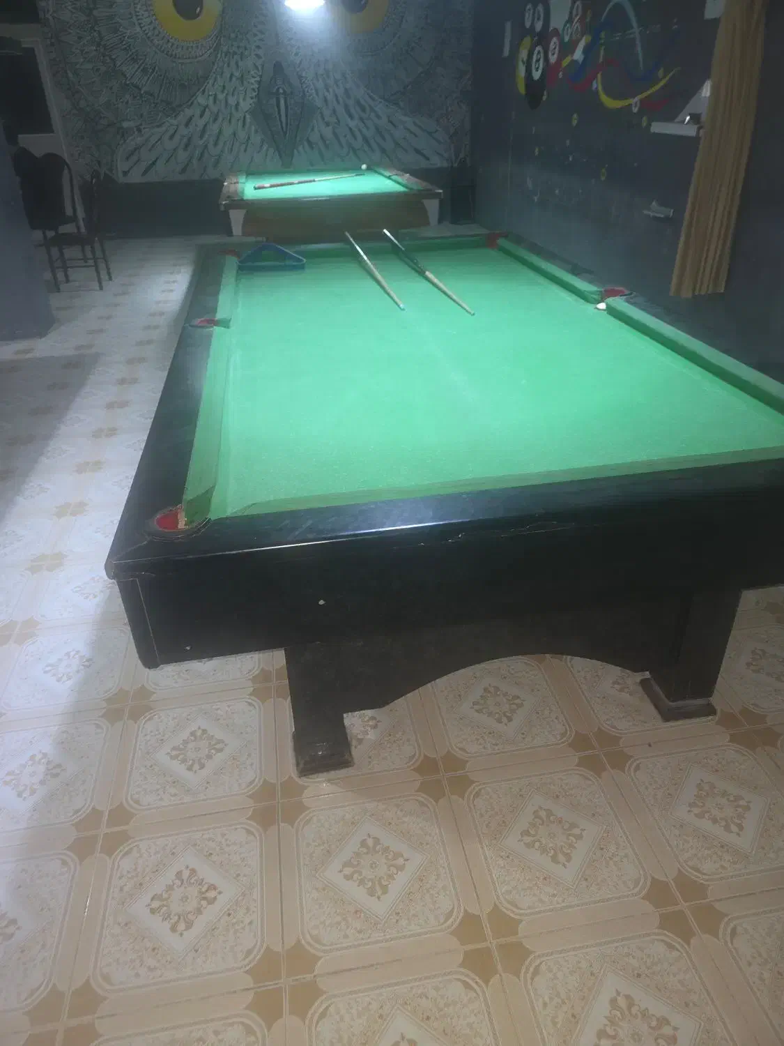 میز بیلیارد پیرامید ترک ۹ فوت سنگ ۳ تکه|ورزش‌های توپی|نورآباد ممسنی, |دیوار