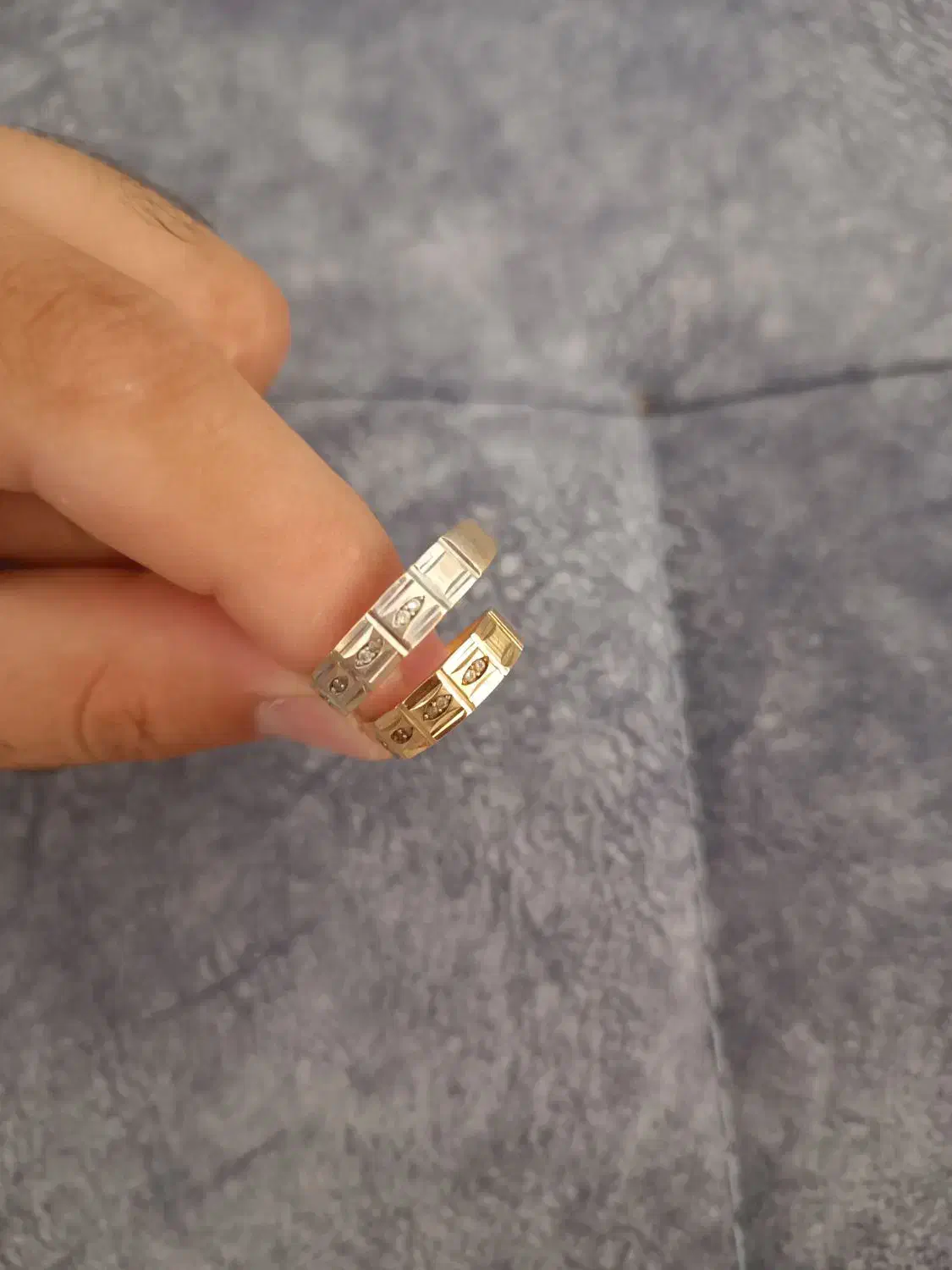 انگشتر ست حلقه طلا|جواهرات|آبدانان, |دیوار