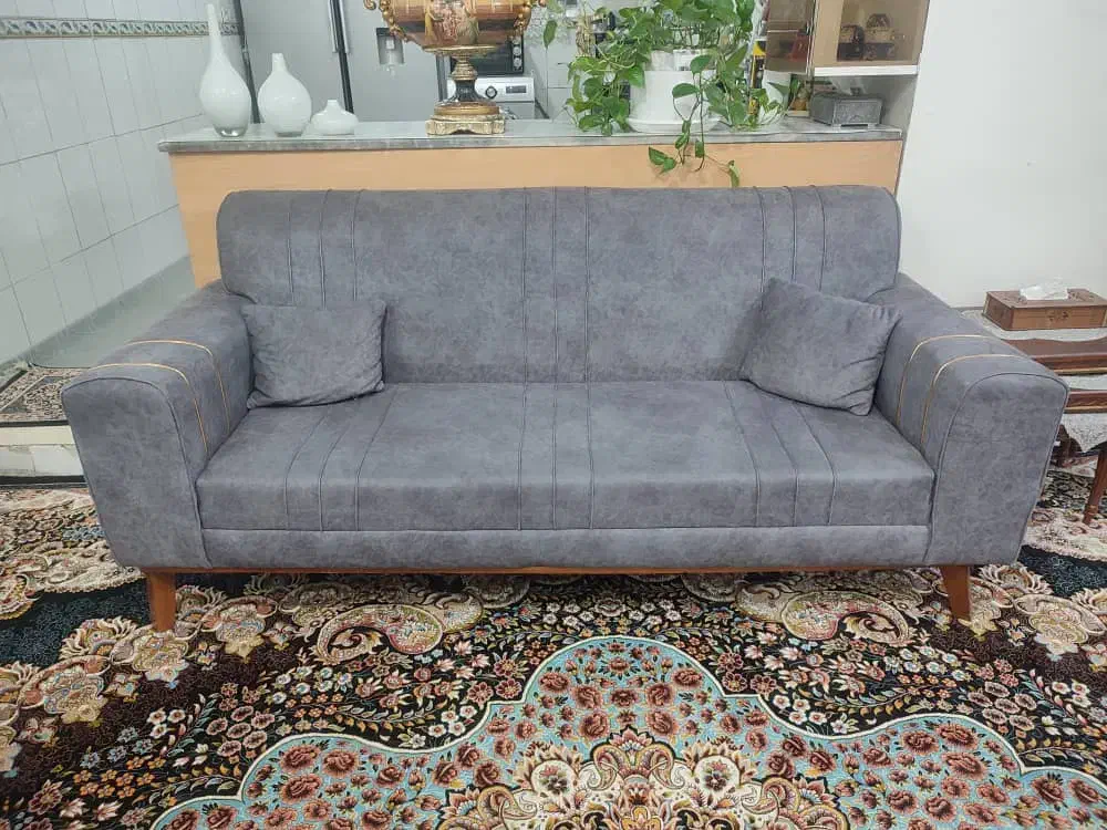 مبل هفت نفره و به همراه جلومبلی و سه تا عسلی|مبلمان خانگی و میز عسلی|تهران, شهرک شریعتی|دیوار