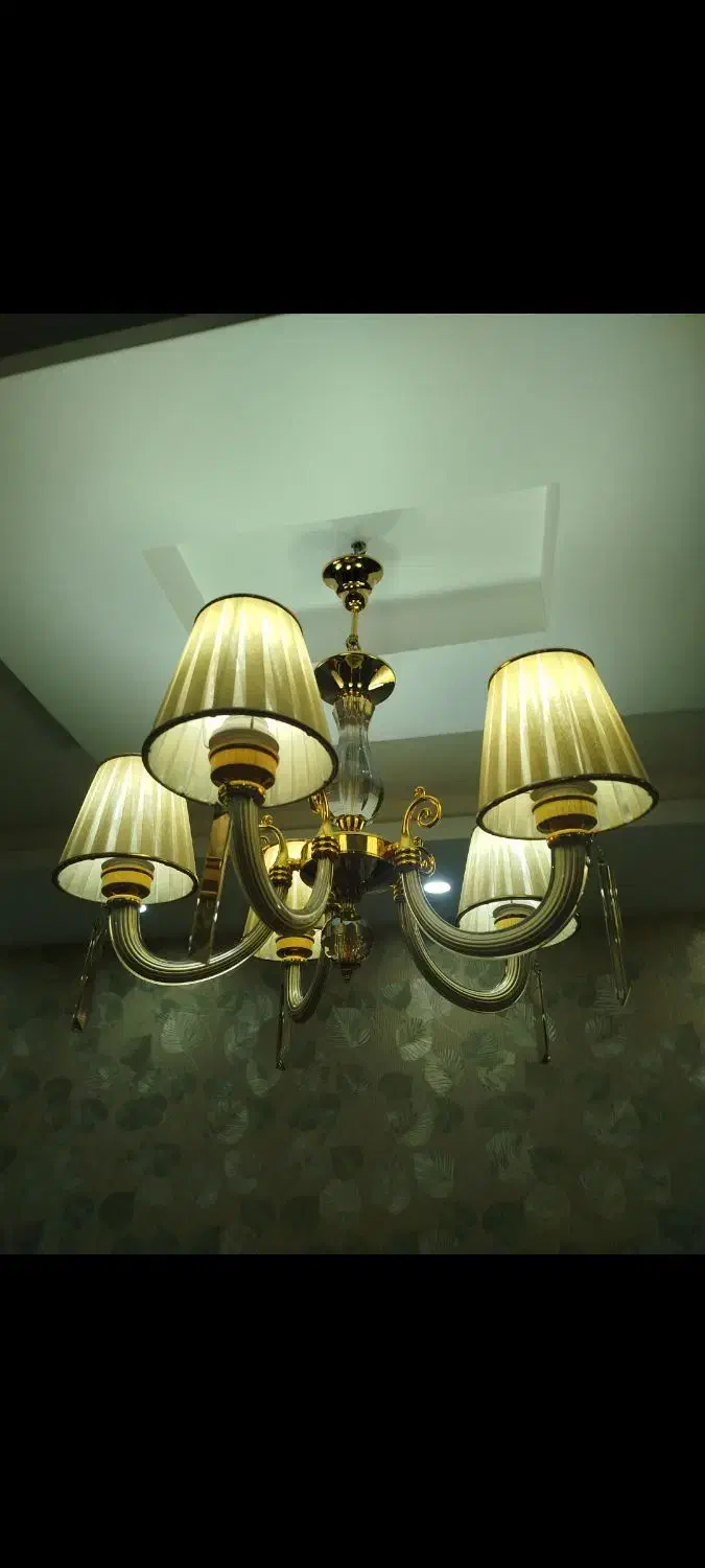 لوستر ۵ شاخه|لوستر و چراغ آویز|اراک, |دیوار