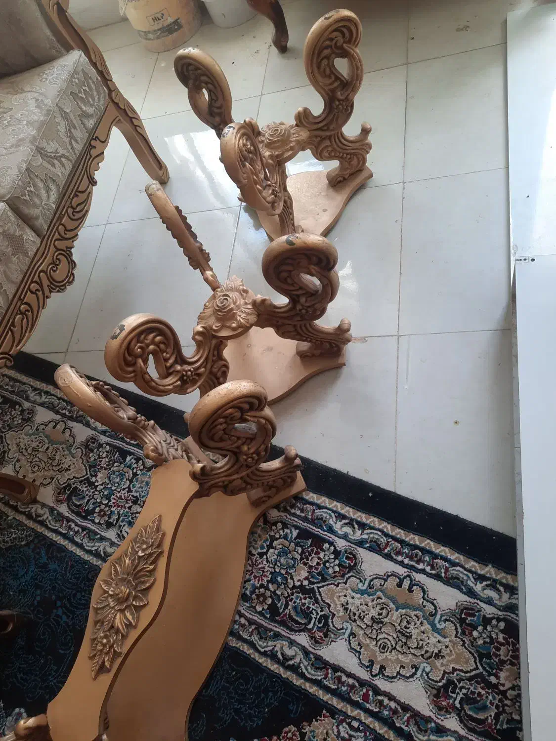 سه عدد میز جلو مبلی|مبلمان خانگی و میز عسلی|رفسنجان, |دیوار