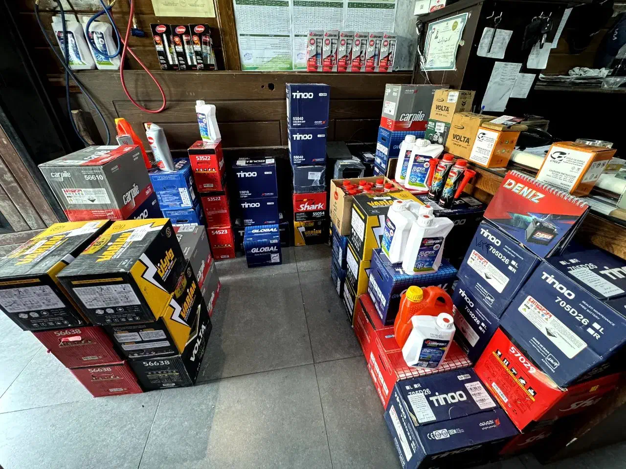 باتری ماشین موتور UPS ژنراتور (نصب در محل رایگان)|قطعات یدکی و لوازم جانبی|تهران, آرارات|دیوار