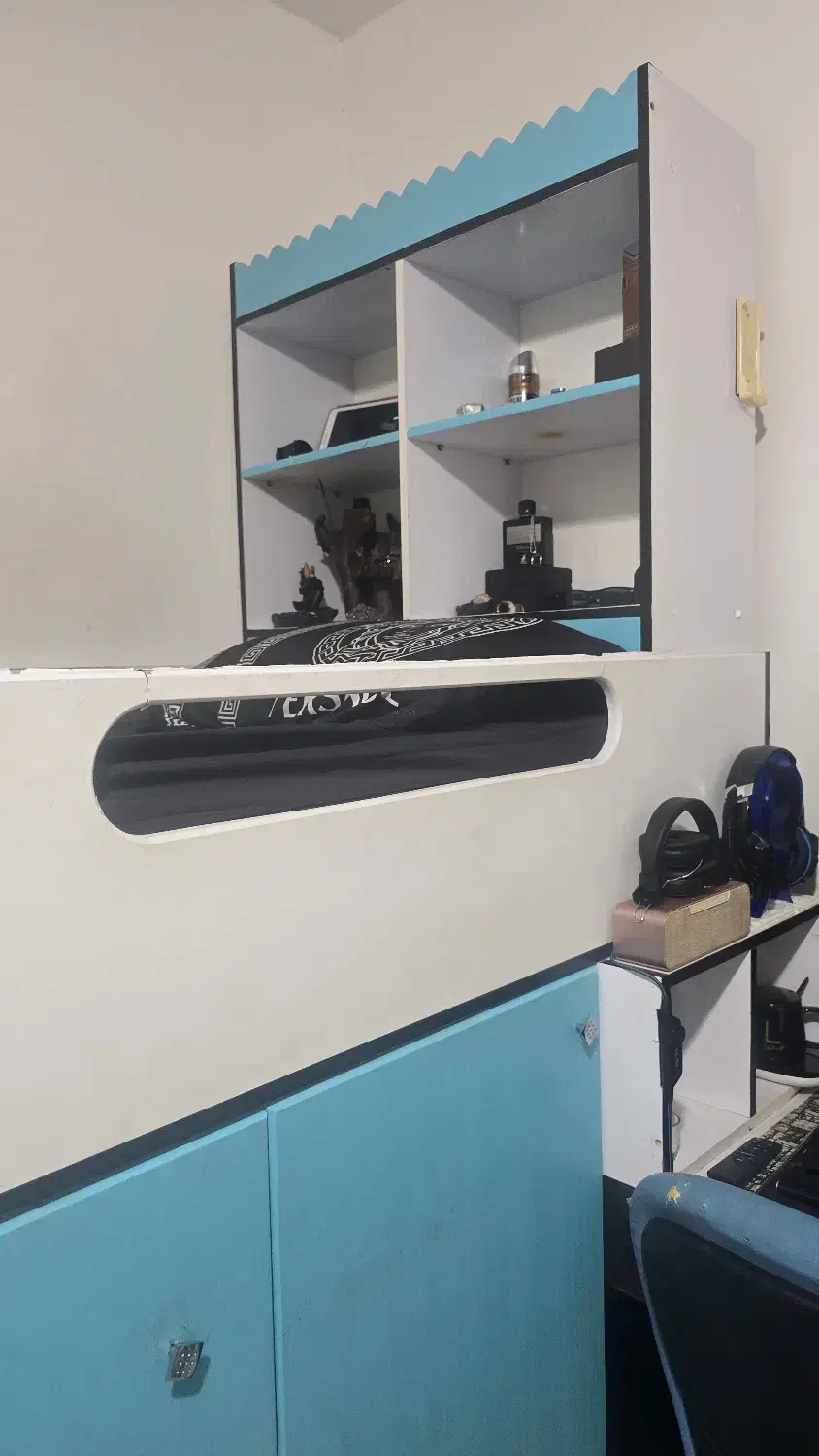 ست تختخواب کمد میز و کتابخونه|تخت و سرویس خواب|جم, |دیوار