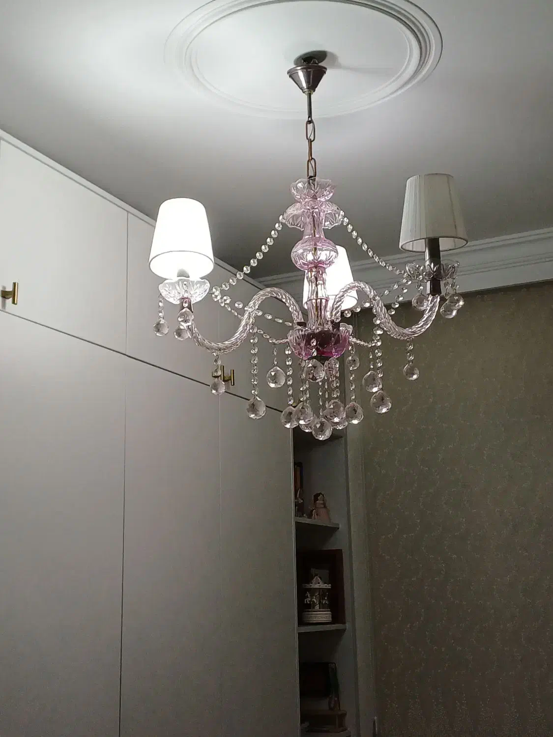 لوستر کریستال|لوستر و چراغ آویز|تهران, دبستان|دیوار