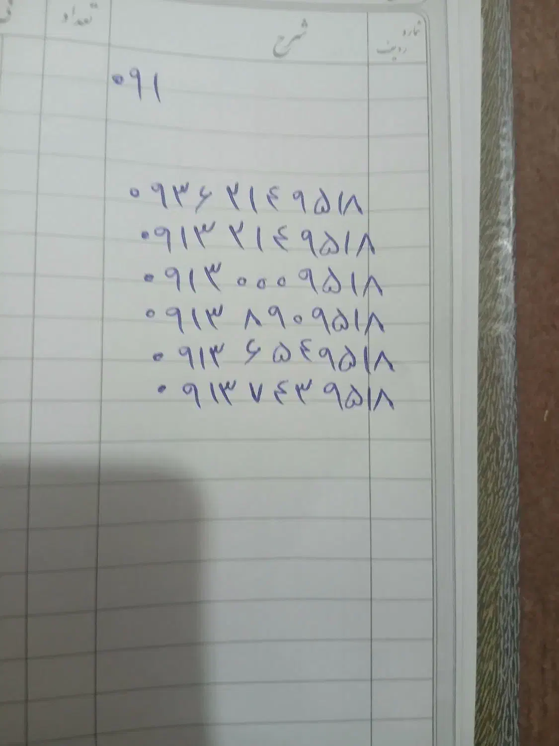 شش خط شماره موبایل رندشبیعه هم|سیمکارت|قهدریجان, |دیوار