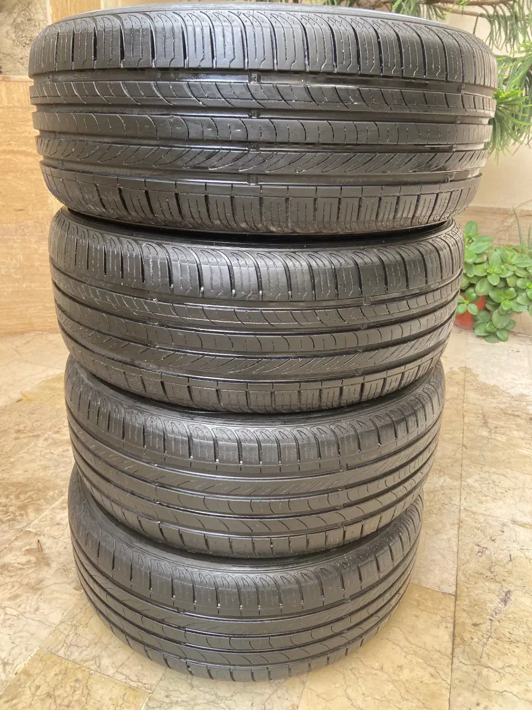 ۴ حلقه لاستیک نکسن ان بلو اکو اندازه ۲۱۵/۵۵/۱۶|قطعات یدکی و لوازم جانبی|رشت, دیلمان|دیوار