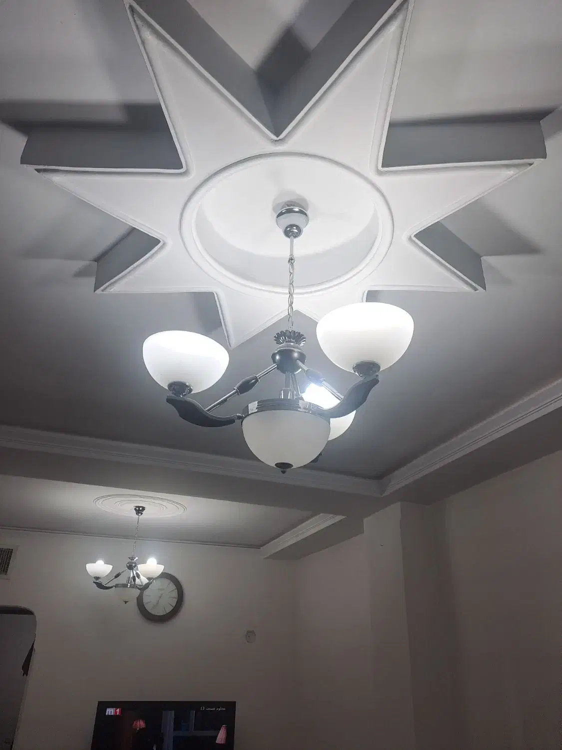 لوستر|لوستر و چراغ آویز|وحیدیه, |دیوار