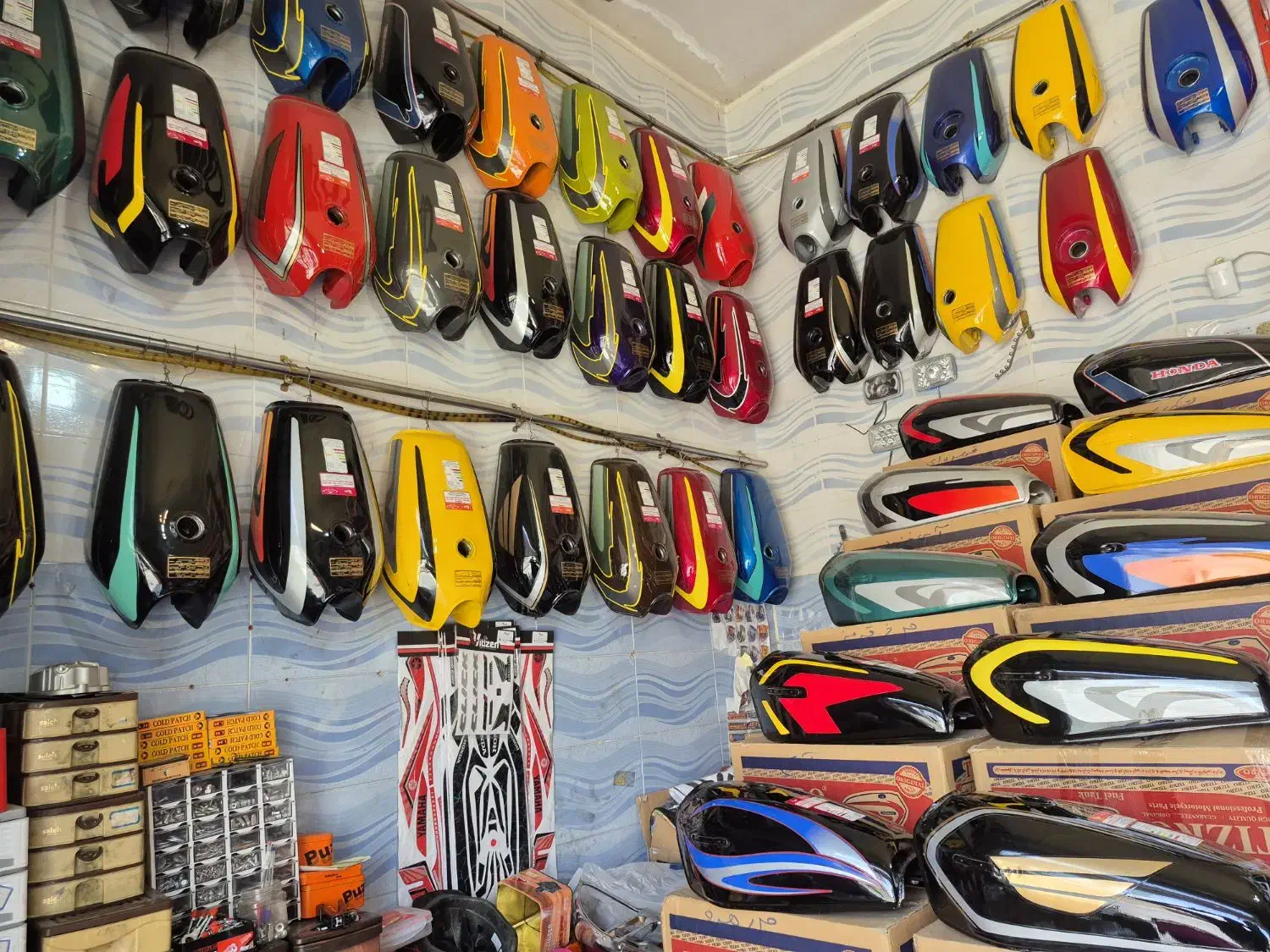 پک اقتصادی بازسازی موتورسیکلت|قطعات یدکی و لوازم جانبی|شیراز, شهرک گلستان|دیوار