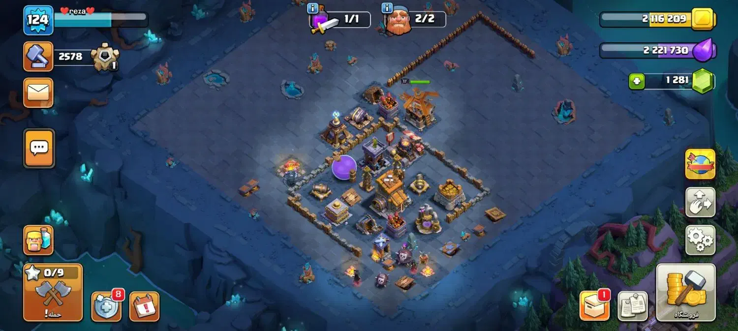 اکانت کلش اف کلنز تان ۱۲|کنسول، بازی ویدئویی و آنلاین|بجنورد, |دیوار