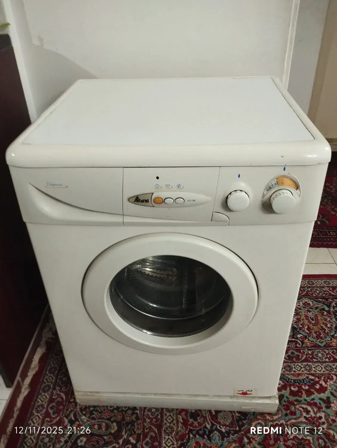 لباسشویی آبسال ۵ کیلویی|ماشین لباسشویی و خشککن لباس|قم, شهرک شهرداری|دیوار