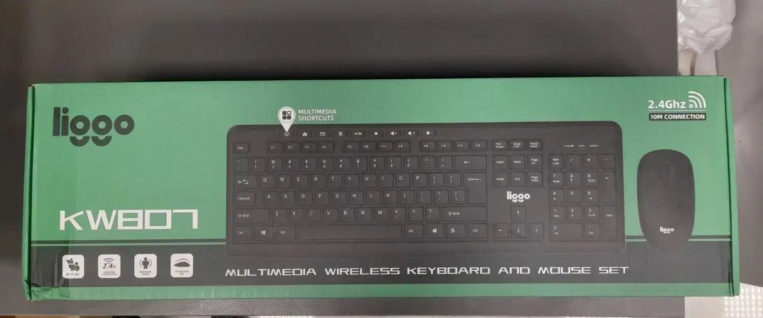 کیبورد بلوتوثی و با سیم + ( موس )|قطعات و لوازم جانبی رایانه|اردبیل, |دیوار