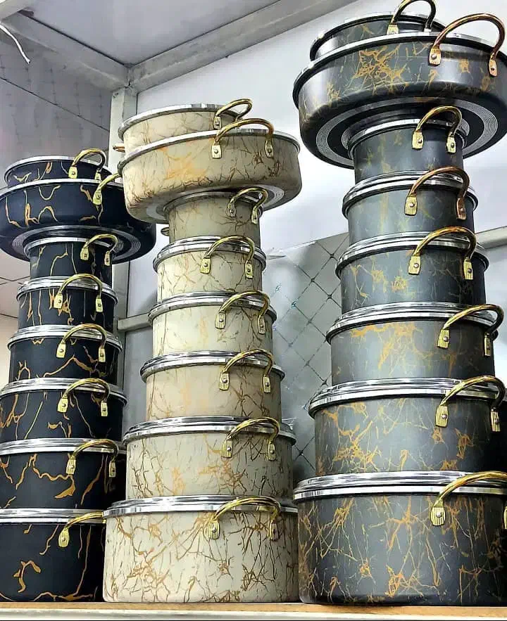 ۱۴پارچه ماربل جنس باکیفیت فقط۳۲۰۰|ظروف پختوپز|ایذه, |دیوار