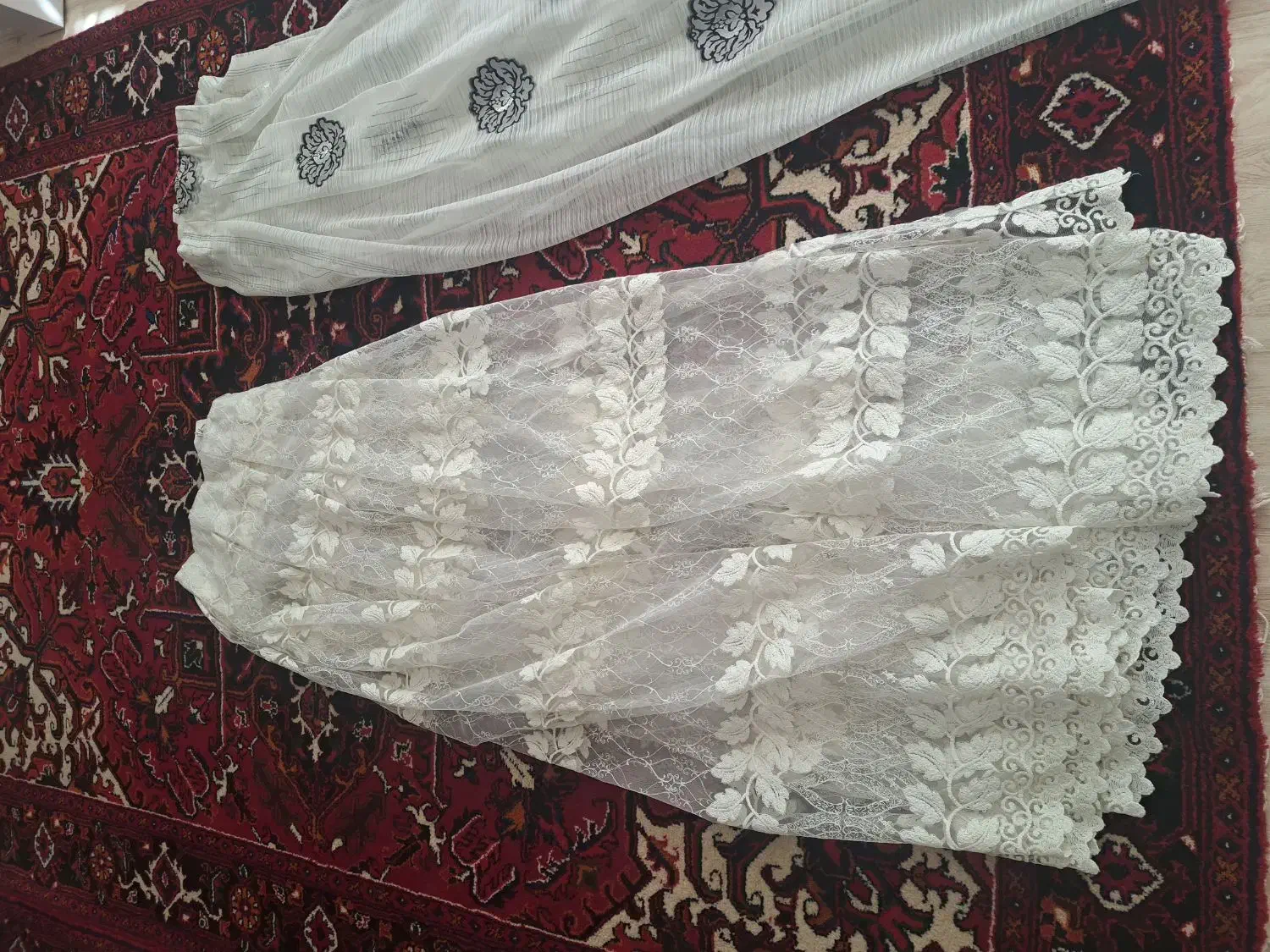 ۳عدد پرده نوو خیلی تمیز|پرده، رانر، رومیزی|میاندوآب, |دیوار