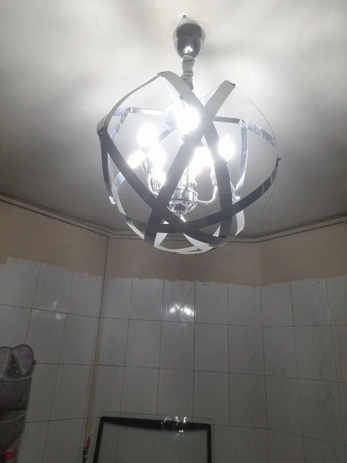 لوستر اشپزخانه|لوستر و چراغ آویز|اراک, |دیوار