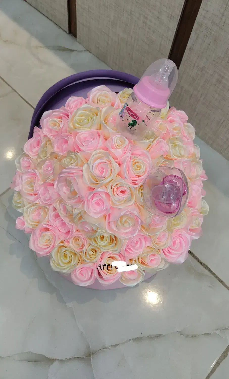 باکس گل دسته گل روبانی|گل مصنوعی|یزد, |دیوار