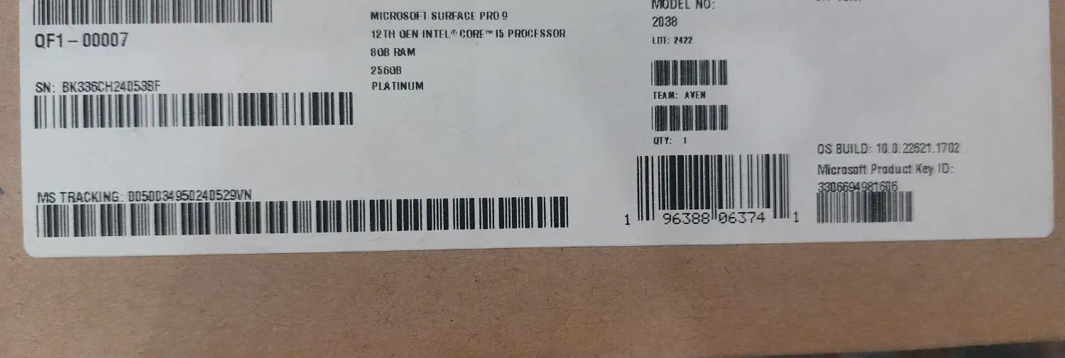 تبلت مایکروسافت مدلSurface Pro 9-i5|تبلت|تهران, اکباتان|دیوار