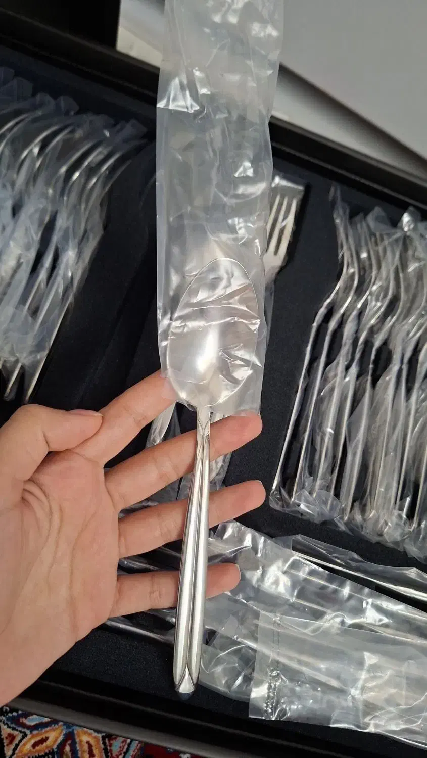 سرویس قاشق و چنگال 24 نفره ناب استیل طرح فلورانس|ظروف سرو و پذیرایی|شهریار, کهنز|دیوار