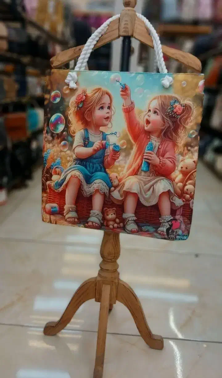 ساک خرید دسته طنابی|کیف، کفش، کمربند|اقبالیه, |دیوار