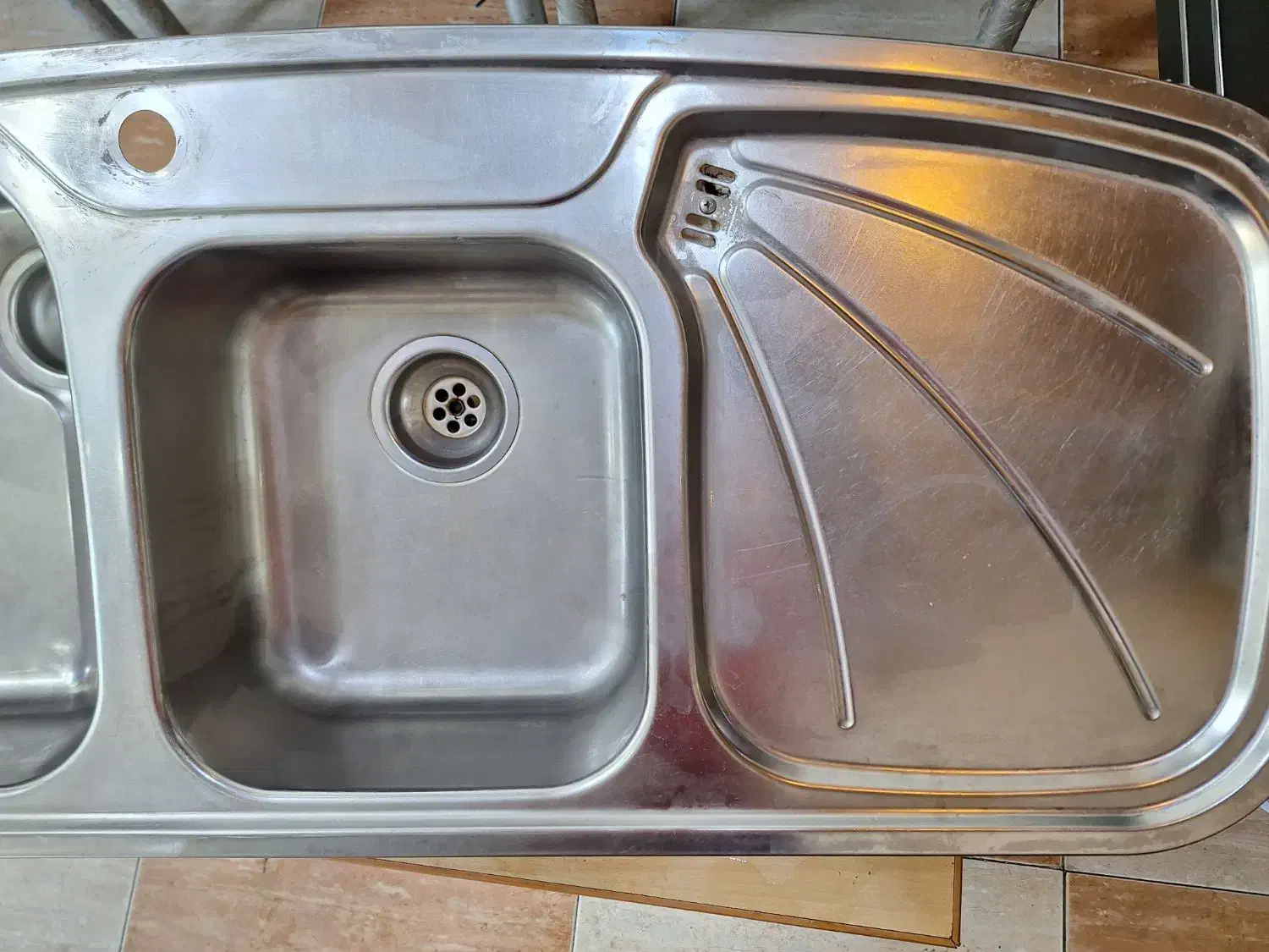 سینک آشپزخانه مارک اخوان بسیار تمیز سالم|مصالح و تجهیزات ساختمان|تنکابن, |دیوار