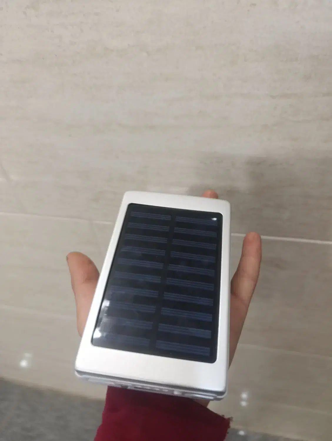 پاوربانک پروژکتوری خورشیدی 8000 واقعی|لوازم جانبی موبایل و تبلت|یزد, |دیوار