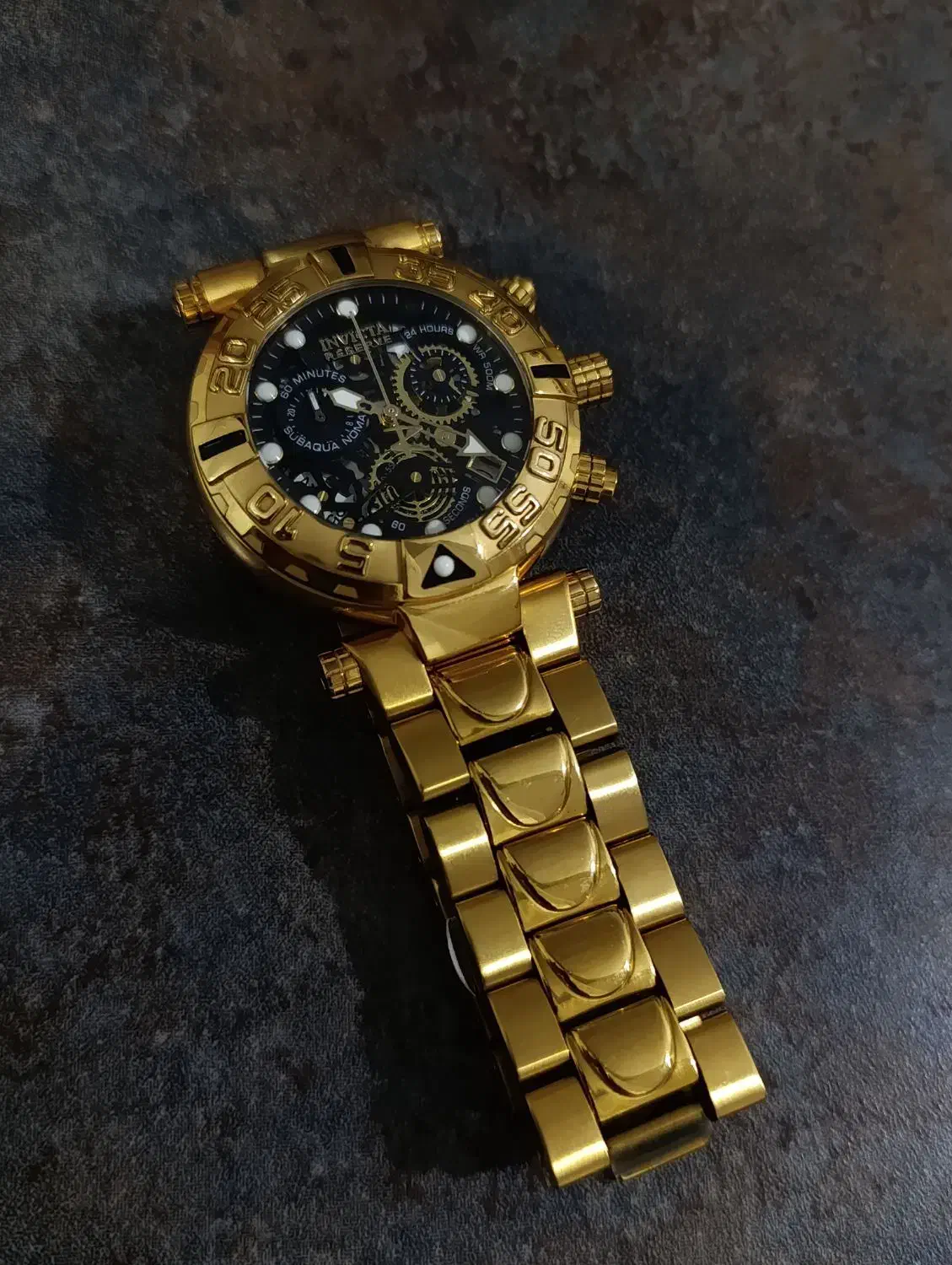 ساعت اینویکتا طلایی اصل|ساعت|قائمشهر, |دیوار