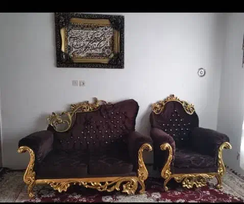 مبل ۷نفره ب همراه میز عسلی|مبلمان خانگی و میز عسلی|کرمانشاه, |دیوار