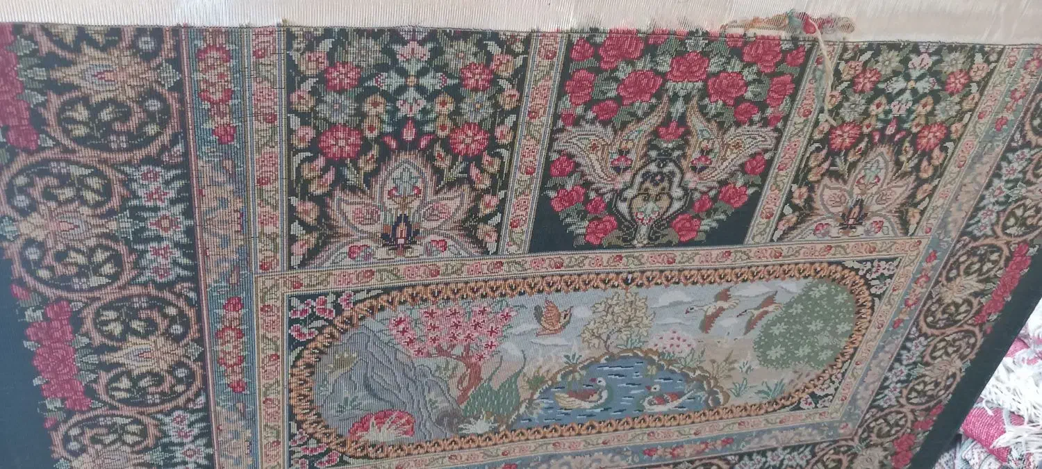 قالی ابریشم|فرش|قم, پردیسان|دیوار