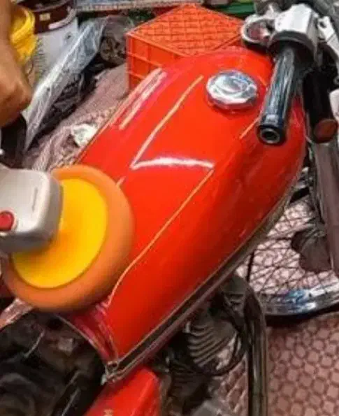 پولیش سرامیک متور سیکلت|خدمات موتور و ماشین|خورموج, |دیوار