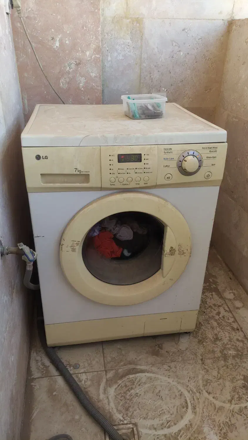 لباسشویی ال جی اصل کره|ماشین لباسشویی و خشککن لباس|شیراز, فرهنگ شهر|دیوار