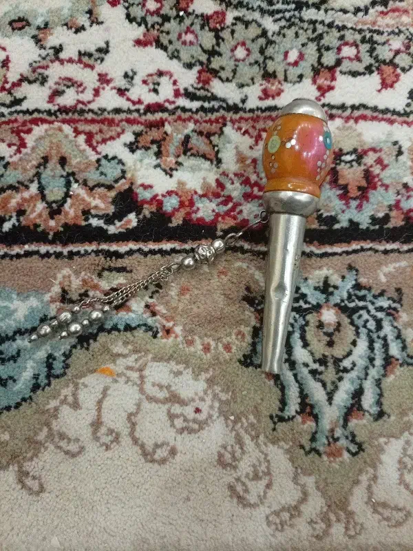 لب گیری قلیان  مخ  دوزی  کهربا|کلکسیون اشیاء عتیقه|تبریز, |دیوار