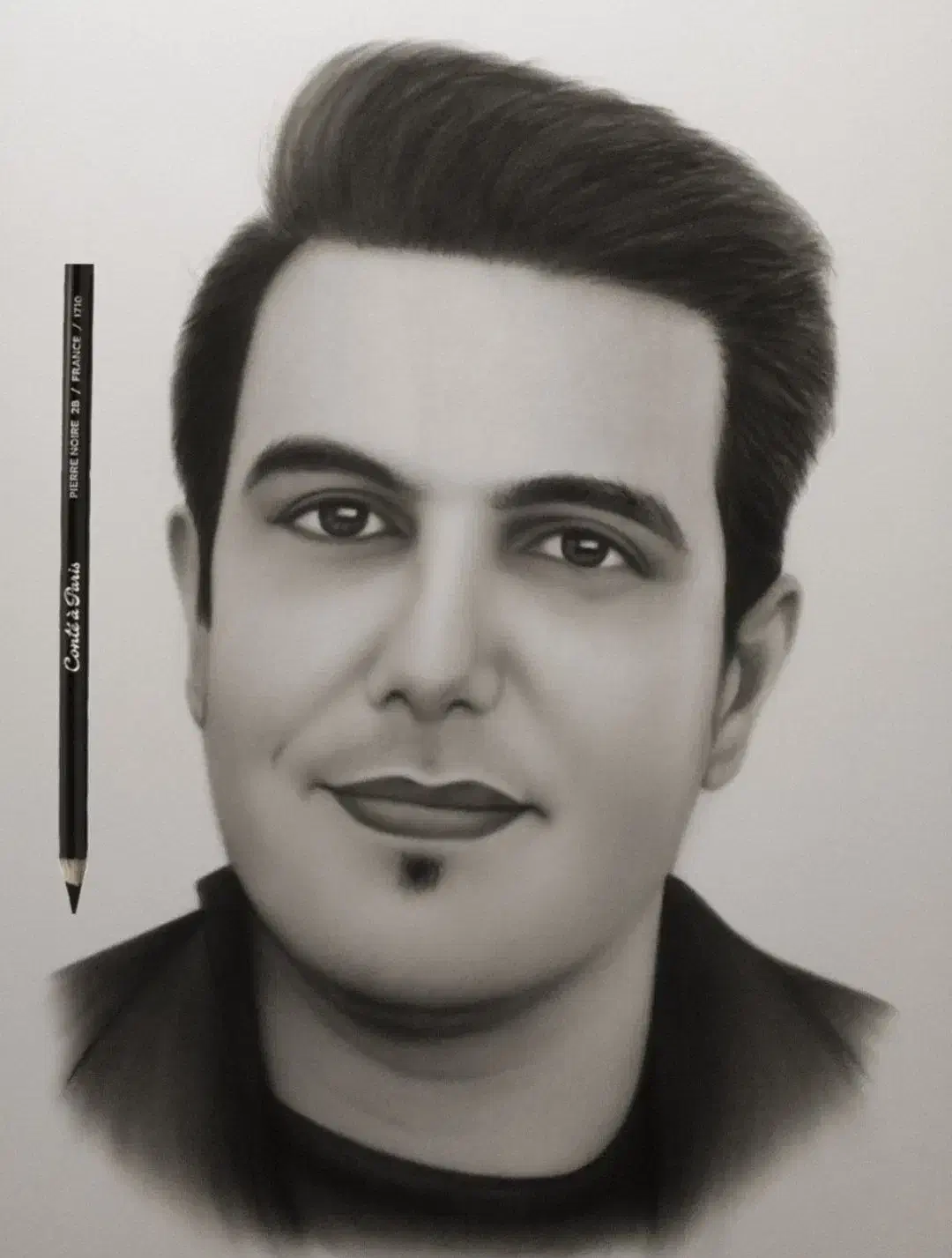 نقاشی سیاه قلم|تابلو، نقاشی، عکس|رفسنجان, |دیوار