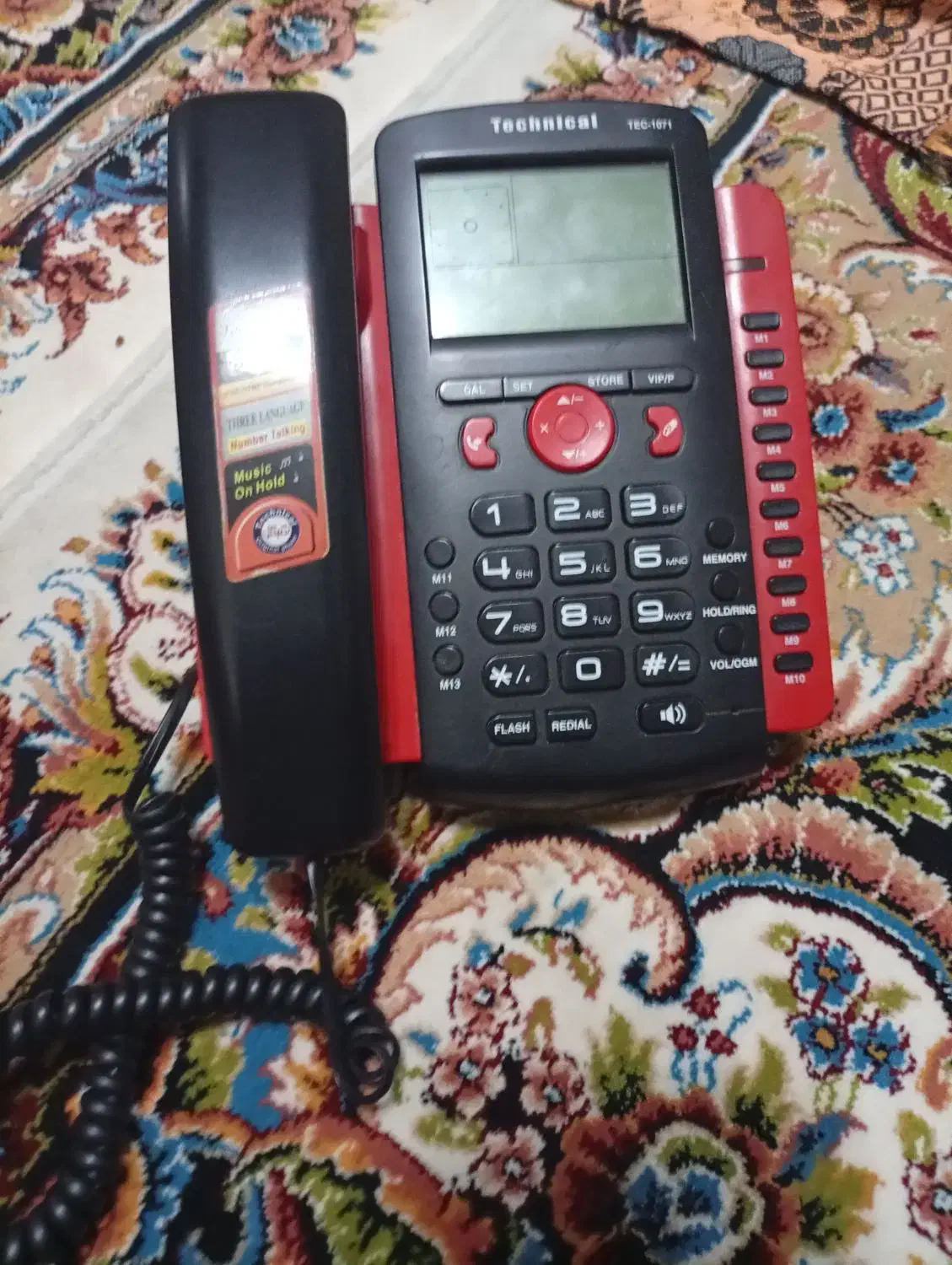 گوشی تلفن رومیزی تکنیکال|تلفن رومیزی|کرج, شهرک نهال و بذر|دیوار