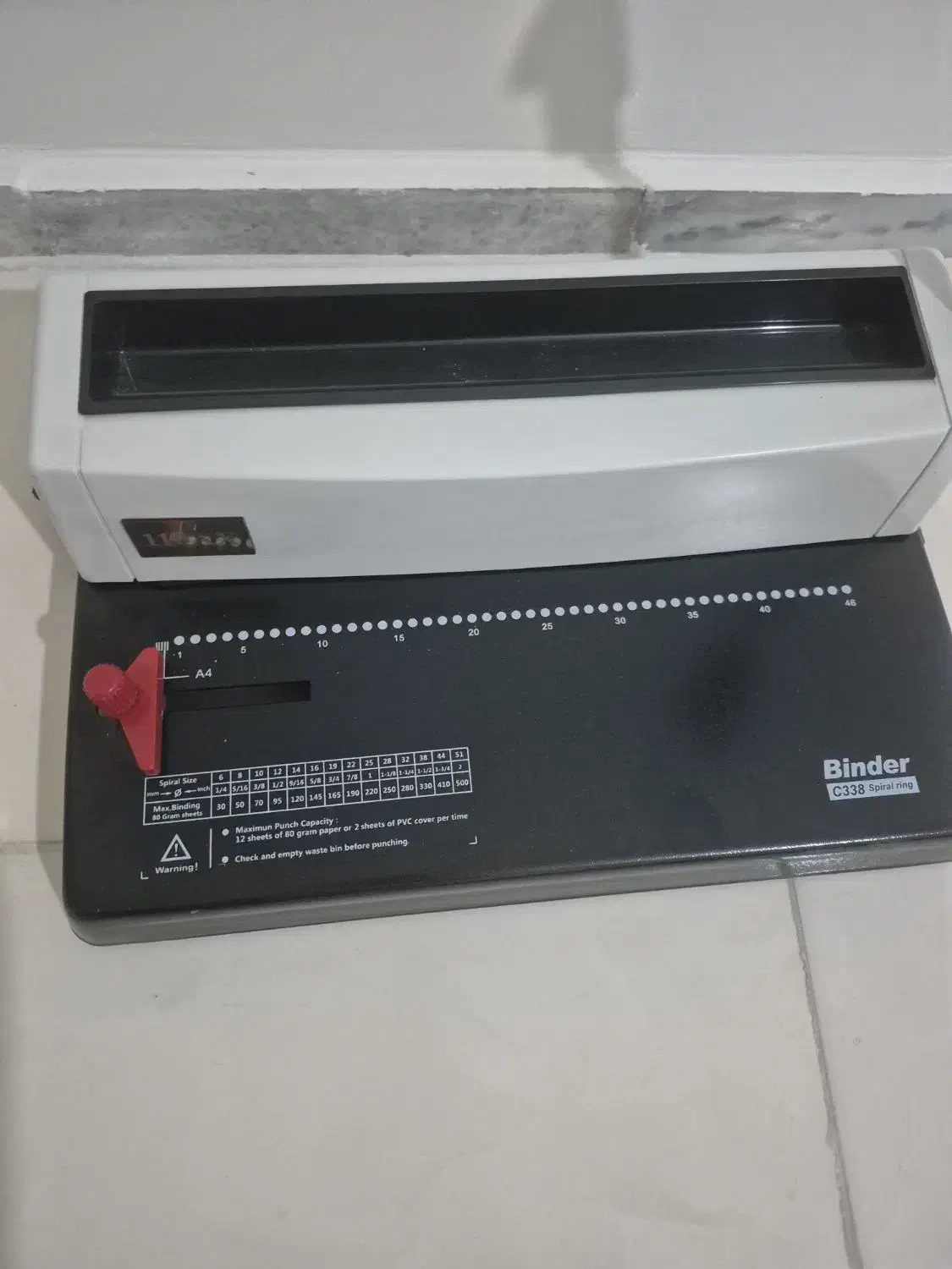 دستگاه صحافی فنری Binder C338|پرینتر، اسکنر، کپی، فکس|قزوین, |دیوار